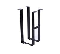 Fuhjythy Under Desk PC Mount Bracket for Computer Case Computer Mainframe Hanger Host Box Stand Bracket Rack Black