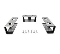 Fuhjythy Under Table Laptop Holder Notebook Storage Bracket Stand Mount Desktop Organizer for Home Office Storage Holder Silver