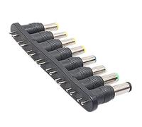 Fuhjythy Universal 5-Pin DC Plug DC Tip Connection of Notebook Computer AC Power Adapter for Laptop 5 Sets