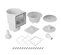 Fuhjythy Universal Fit Above Ground Pool Skimmer-Pool Skimmer Accessory Kit -Opening Width 6In Fit All Standard Pool Wall Cutouts