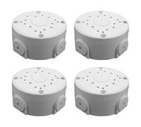 Fuhjythy Universal Security Camera Junction Box Mount Bracket,Outdoor Use Waterproof Wall Ceiling Mount Cable Base Boxes