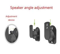 Fuhjythy Universal Speaker Wall Mount Bracket Ceiling Stand Clamp with Adjustable Swivel and Tilt Angle Rotation Easy to Use