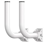 Fuhjythy Universal Wireless Bridge Bracket Mount,Pole and Wall-Mounted Mount for Outdoor Ap Access Point Client Bridge Cpe, Easy Install Easy to Use 2-Pack