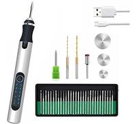 Fuhjythy USB Customizer Professional Engraving Pen 30 Bits Wood Glass and Plastic Portable Engraving Pen