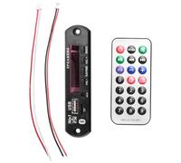 Fuhjythy USB MP3 Module Bluetooth 12V MP3 WMA Decoder Board Audio Module FM AUX USB TF Radio for Car Remote Music Speaker