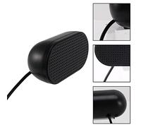 Fuhjythy USB Speaker Portable Loudspeaker Powered Stereo Multimedia Speaker for Notebook Laptop PC(Black)