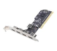 Fuhjythy USB2.0 Expansion Card PCI to 5 USB2.0 Chip Expansion Adapter Card
