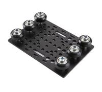 Fuhjythy V-Slot Gantry Set 20-80mm Gantry Plate with Wheels for V-Slot Aluminum Profiles CNC Router and 3D Printer Part-A