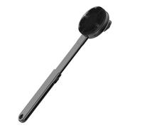 Fuhjythy Vibrating Back Scrubber with Retractable Handle, Rechargeable Silicone Body Brush,Household Bath Brush
