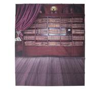 Fuhjythy Vintage Library Floor Photography Backdrops Photo Props Studio Background 5x7ft