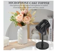 Fuhjythy Vintage Microphone Prop,Plastic Fake Microphone,Retro Microphones for Costume & Role Play,Antique Microphone Stage