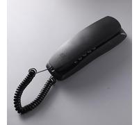 Fuhjythy Wall Phone, Wired Phone, Small Extension, Small Up Extension, Hotel Home Office Black
