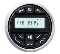 Fuhjythy Waterproof Bluetooth Marine MP3 Player Digital Stereo Receiver with MP3 Player AM FM Radio USB for Streaming Music