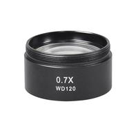 Fuhjythy WD165 0.5X 0.7X WD120 Microscope Glass Lens Barlow Lens Mounting Thread Microscopio Camera Objective Lens