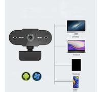 Fuhjythy Webcam Mini PC USB Camera 1080P Camera With Microphone For Computer Office Game Streaming