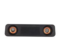 Fuhjythy Wired Speaker 3.5mm Plug HiFi Stereo Subwoofer USB Powered Portable Desktop Long Speaker for TV Computer Laptop