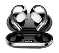 Fuhjythy Wireless BT Language Translator Earbuds Ai Translating Earbuds Headphones Ai Translating Earbuds Headphones Translator Earbuds for Travel Business Black