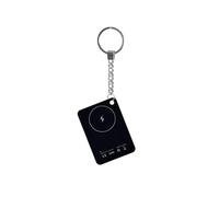 Fuhjythy Wireless Charging Tracking Card Smart Waterproof GPS Locator Wallet Finder Works with App Find My App Mini Tracker A