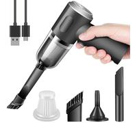 Fuhjythy Wireless Handheld Car Vacuum Cleaner High Power Rechargeable Household Mini Vacuum Cleaner, Vacuum for Desk