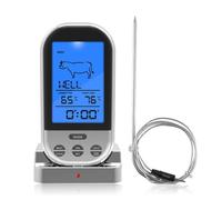 Fuhjythy Wireless Thermometer Multi Grill Thermometer Suitable forRemote Cooking ofFood Suitable forOven Smoking andGrilling withProbe