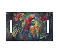 FUIALDOLG Golf Cart Seat Cover,Parrot Jungle Blanket to Keep Cool 50 X 30.9 Inch Summer Golf Cart Seat Towel Accessories for Club Car Travel Sports