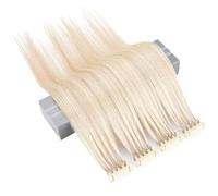 FUIBEJAE 6D 2Nd Hair Extensions Human Hair,6D No-Trace Hair Extension Real Remy Hair Seamless Silky Straight Hair for Women,10 Rows(1 Rows of 10 Bundles),26inch