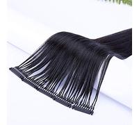 FUIBEJAE 6D First Generation Hair Extension Seamless 6D Real Human Hair Extensions Can Be Scalded Dyed And Reused for Women/Girl,5 Row,24inch (60cm)