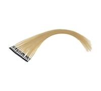 FUIBEJAE 6D Second-Generation Human Hair Extension 6D Machine Quick No Track Groove Connection To The Head Hair Real Human Hair Extension for Women 10 Rows,18inch