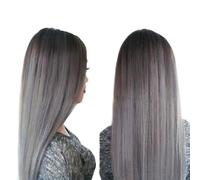 FUIBEJAE Mermaid Line Hair Interlocking Hair Bundle Extensions Remy Loop Micro Rings Hair Silky Straight Micro Bead Human Hair Extensions Suitable for Party Cosplay,18”(45 cm)