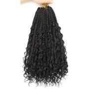 FUIBEJAE Passion Twist Crochet Braids Hair for Butterfly Faux Locs 7 Packs Long Water Wave Crochet Hair Braiding Hair Bohemian Extensions for Women,13Strands/Pack,#2,18inch