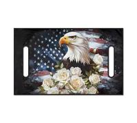 FUIBENG Glof Cart Seat Covers Golf Cart Seat Towel Washable Breathable Microfiber, USA Flag Eagle - A