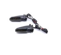 Fuicotto Motorcycle Indicators Compatible With Honda CBR650R CB650R CBR500R CB500X CB500F CB125R CB250R CB300R Motorcycle Turn Signal Indicator(Dark gray)