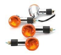 Fuicotto Motorcycle Indicators Compatible With Suzuki Intruder Volusia VS 700 750 800 1400 1500 4PCS TURN SIGNALS(4X Amber lens)
