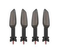 Fuicotto Motorcycle Indicators Compatible With Yamaha YZF R15 R25 R3 R125 MT25 MT03 MT15 MT07 MT09 MT10 XJ6 FZ6 Motorcycle Turn Signal Light(4pcs Smoke)
