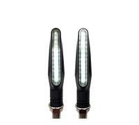 Fuicotto Motorcycle Indicators Motorcycle Turn Signal Lights Flashing Lamp Compatible With Suzuki For DL650/V-STROM For DR 650 S/SE For SV650/S B-KING(White a pair)