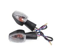 Fuicotto Motorcycle Indicators Turn Signal Indicator Light Compatible With Honda For CBR1100XX For CBR900RR For CB600F For CB900F Motorcycle Blinker Lamp(Clear)