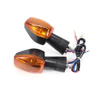 Fuicotto Motorcycle Indicators Turn Signal Indicator Light Compatible With Honda For CBR1100XX For CBR900RR For CB600F For CB900F Motorcycle Blinker Lamp(Amber)