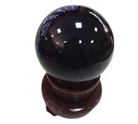 FUICZXBXQU Colored Crystal Balls Home Ornaments Glass Creative Crafts,Black,80mm