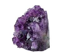 FUICZXBXQU Uruguayan Crystal Amethyst cave Cluster raw Stone Office Home Decoration,Purple,200~300g