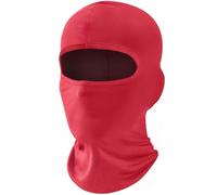fuinloth Balaclava Ski Face Mask, Motorcycle Cycling Neck Warmer for Helmet, UV Protector Scarf for Men/Women Red