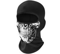 fuinloth Balaclava Ski Face Mask, Motorcycle Cycling Neck Warmer for Helmet, UV Protector Scarf for Men/Women Skull