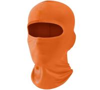 fuinloth Balaclava Ski Face Mask, Motorcycle Cycling Neck Warmer for Helmet, UV Protector Scarf for Men/Women Orange