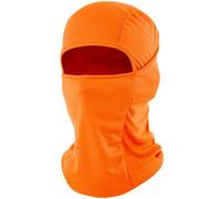 fuinloth Balaclava Ski Mask, Motorcycle Cycling Face Mask Skiing Running for Men/Women Orange