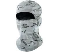 fuinloth Balaclava Ski Mask, Motorcycle Cycling Face Mask Skiing Running for Men/Women White Camo
