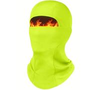 fuinloth Ski Mask Balaclava Pro, Cold Weather Windproof Thermal Shiesty Motorcycle for Men/Women Neon Yellow