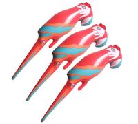 FUIPVGI 3 Pcs Inflatable Parrot, 66cm Large Inflatable Pirate Parrot Tropical Birds, Inflatable Flying Parrot Inflatable Birds for Pool Party Photo Booth Props Fancy Dress Accessory (Multicolor)