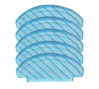 FUIPVGI 5 Pieces Washable Reusable Mop Pads Reusable Wipes Replacement Mop Cloths Cleaning Pads Replacement Mopping Pads for Ecovacs Deebot T8/ T8+/ T8 AIVI/ T8 Series/ N8 Pro Robot Vacuum (Blue)