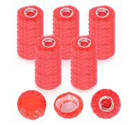 FUIPVGI 50 Pcs Smoke Detector Cover, Smoke Alarm Dust Cover, Fire Alarm Dust Covers, Fire Alarm Cap, Smoke Detector Dust Cover, Reusable Dust Covers for Commercial Building Or Home Use (Red)
