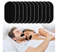 FUIPVGI 80 Pcs Adults Mouth Tape for Sleeping, Mouth Tape Sleep Tape Snore Strips Sleep Mouth Tape Sleep Mouth Strips, Snore Reducing Aids Snoring Aids for Men Women Improving Nasal Breathing (Black)