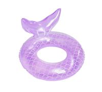 FUIPVGI Purple Inflatable Ring for Kids Fish Tail Swimming Ring,Pool Inflatables Pool Float Tube Swim Tubes Party Decorations,Water Fun Swimming Toys for Boys Girls Summer Beach Party (Purple)